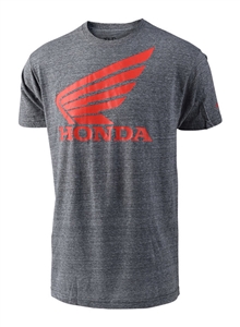 Troy Lee Designs 2018 Honda Wing Tee - Heather Gray