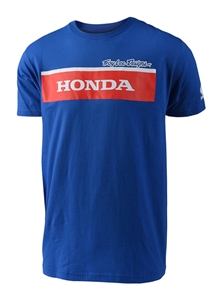 Troy Lee Designs 2018 Honda Wing Block Tee - Blue