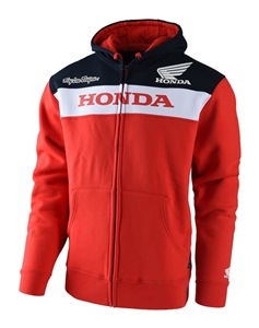 Troy Lee Designs 2018 Honda Zipup Ziphood - Red