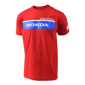 Troy Lee Designs 2017 Honda Wing Block Tee - Red