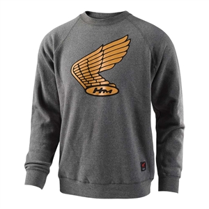 Troy Lee Designs 2017 Honda Wing Crew Fleece - Charcoal