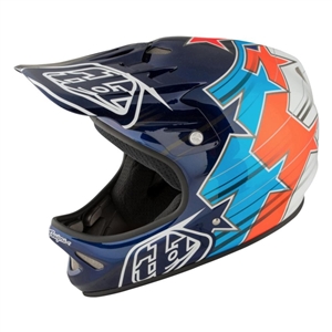 Troy Lee Designs 2017 MTB D2 Fusion Full Face Helmet - Blue