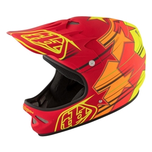 Troy Lee Designs 2017 MTB D2 Fusion Full Face Helmet - Red