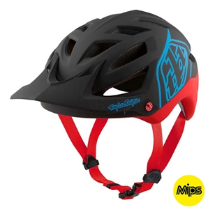 Troy Lee Designs 2017 MTB A1 MIPS Classic Helmet - Black/Red