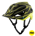 Troy Lee Designs 2017 MTB A2 MIPS Pinstripe Helmet - Black/Yellow
