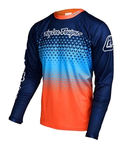 Troy Lee Designs 2017 MTB Sprint Jersey - Starburst Navy/Orange