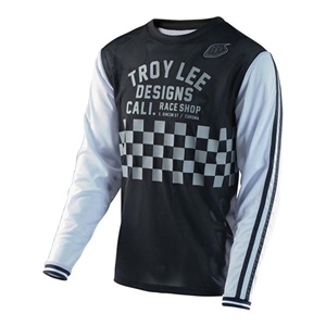 Troy Lee Designs 2017 MTB Super Retro Jersey - Check Black/White