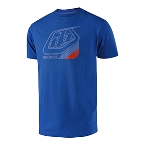 Troy Lee Designs 2018 Precision Tee - Vivid Blue/Red