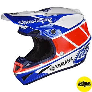 Troy Lee Designs 2018 SE4 Composite Yamaha RS1 Helmet - Blue