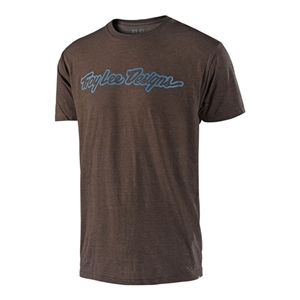 Troy Lee Designs 2018 Signature Tee - Heather Brown