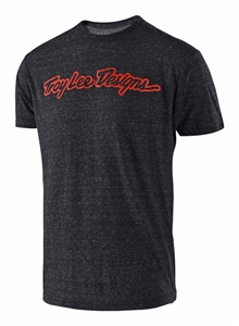 Troy Lee Designs 2018 Signature Tee - Onyx/Red