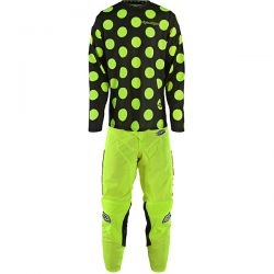 Troy Lee Designs 2018 Youth GP Air Polka Dot Combo Jersey Pant - Flo Yellow