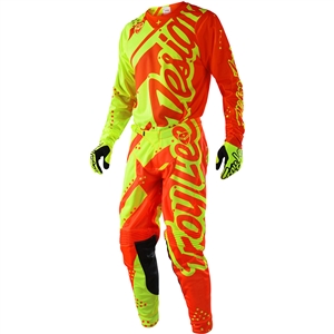 Troy Lee Designs 2018 Youth GP Shadow Combo Jersey Pant - Yellow/Orange