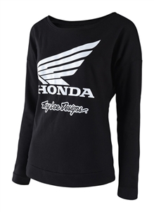 Troy Lee Designs 2018 Womens Honda Wing Crew - Black