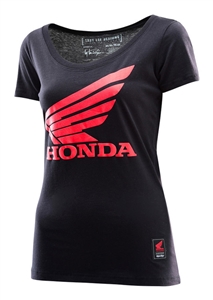 Troy Lee Designs 2018 Womens Honda Wing Tee - Black