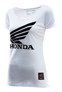 Troy Lee Designs 2018 Womens Honda Wing Tee - White
