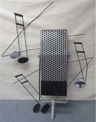 Curtis C. Jere Radio Microphone Sculpture