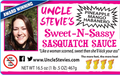 Uncle Stevie's Sweet-N-Sassy Sasquatch Sauce