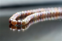 Multi-Colored 9 mm - Pearl Necklace