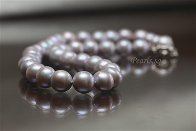 Pearl Necklace - Silver 11 mm