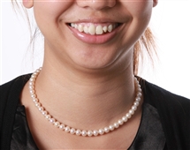 Pearl Necklace - Premium Quality White 7 mm