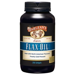 Barlean's Highest Lignan Flax Oil, 1000 mg (250 Softgels)