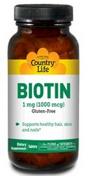 BIOTIN 1000 MCG (100 tablets)