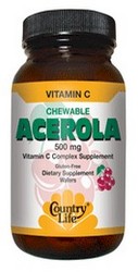 ACEROLA 500 MG Chewables (90 wafers)