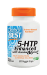 5HTP Enhanced with Vitamins B6 and C, 120 veggie caps