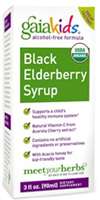 GaiaKids Black Elderberry Syrup 3 oz