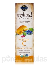Garden of Life MyKind Organics Vitamin C Spray, Orange-Tangerine Flavor (2 oz)