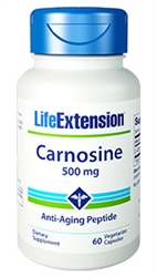 Carnosine, 500mg, 60 vegetarian capsules