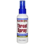 NutriBiotic Throat Spray with Grapefruit Seed Extract, plus Zinc & Menthol (4 oz)