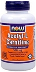 ACETYL L-CARN 500mg Vegetarian Capsules (100 ct)