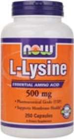 Lysine 500mg Capsules (250 ct)