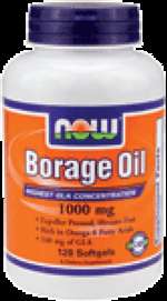 Borage Oil 1000 mg (Highest GLA Concentration) - 120 Softgels