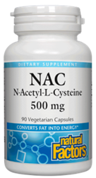 N-Acetyl Cysteine (NAC) 500 mg (90 capsules)