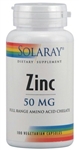 Zinc 50 mg (Full Range Amino Acid Chelate) (100 vegetarian capsules)