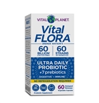 Vital Flora 60/60 Shelf Stable Ultra Daily Probiotic 60 capsules