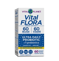 Vital Flora 60/60 Shelf Stable Ultra Daily Probiotic 60 capsules