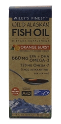 ORANGE BURST LIQUID FISH OIL (660MG EPA+DHA PER TSP), 50 SERVINGS