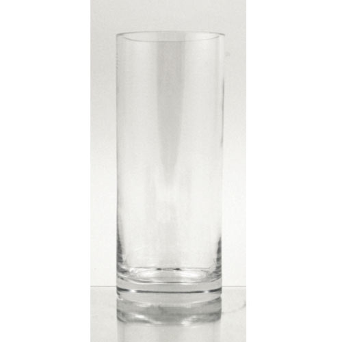 Glass cylinder Vase, 12" x 3"