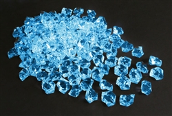 Acrylic Ice Crystals, Blue