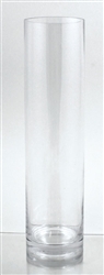 Glass Cylinder Vase, 14" x 4"
