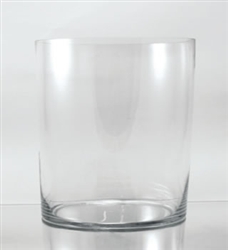 Glass Cylinder Vase, 7" x 7"