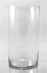 Glass Cylinder Vase, 16" x 7"