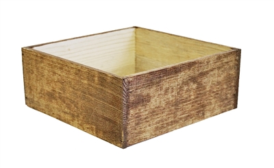 Rustic Brown Large Slim Design Container