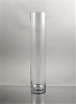 CLEARANCE - Glass Cylinder  Vase, 16" x 4"