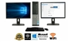 Dell Desktop PC Computer Core i3 8GB RAM DUAL 22" LCD Monitor Windows 10 Pro