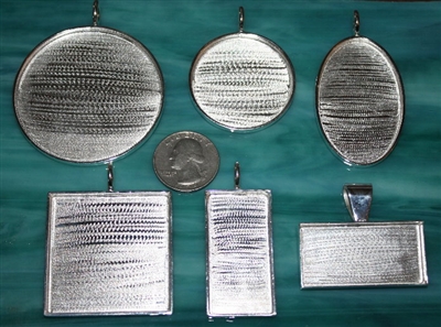 Extra Large Silver Pendants